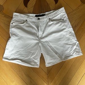 White Calvin Klein Jean shorts